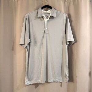 Men's Gray Greg Norman Polo Shirt